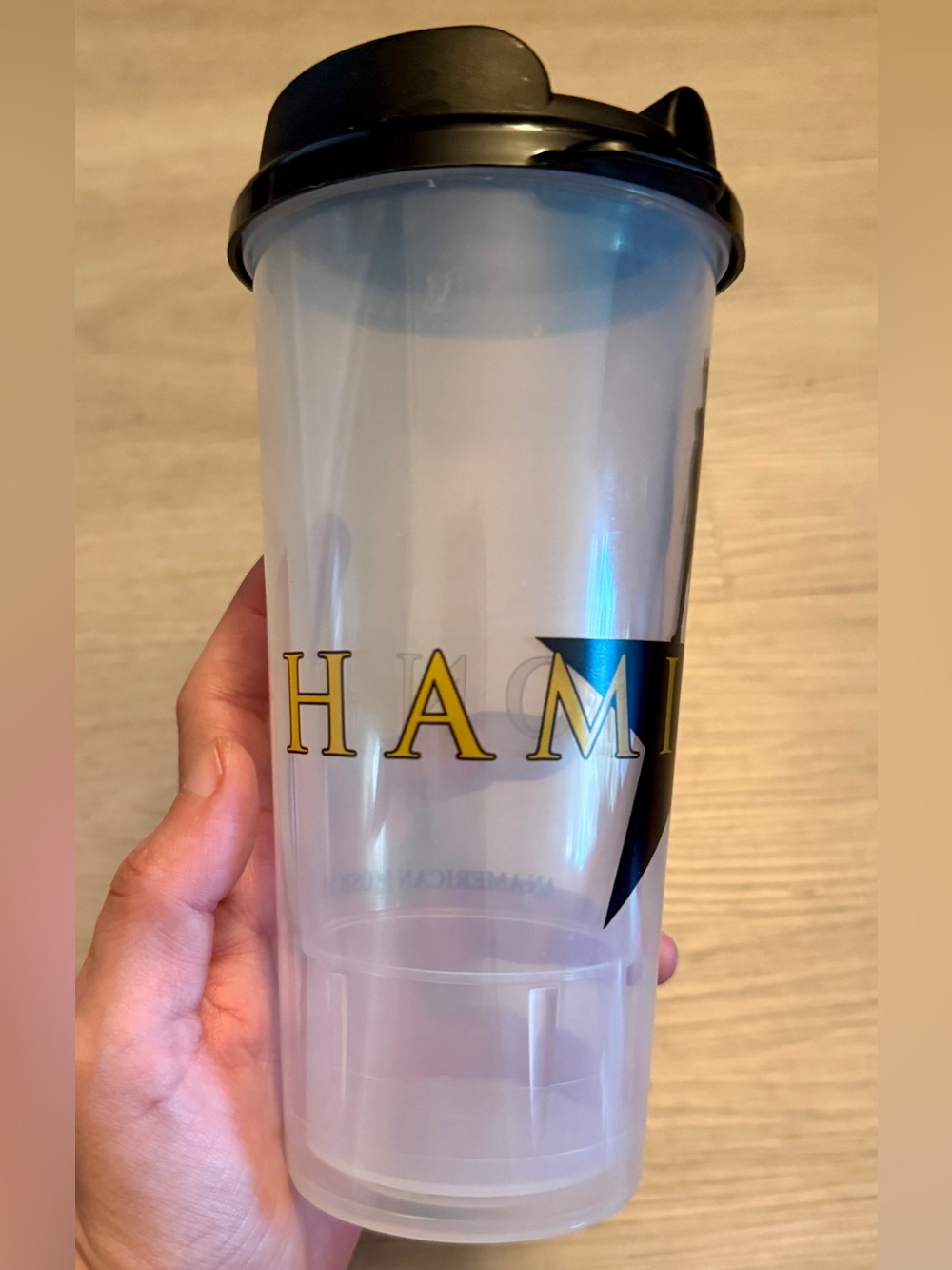 Hamilton the Musical Broadway Souvenir Plastic Reusable Cup 16oz w/ Lid Theater